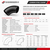 Coude en acier au carbone poli ANSI B16.9 à rayon court 90 degrés Classe 150 300, raccord de tuyauterie à souder bout à bout Sch10s 40s pour pétrole, gaz, eau 45