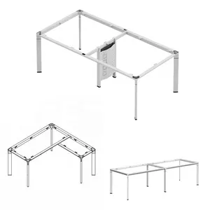 Tables sur mesure avec structure en métal pieds en fer pour tables