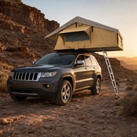 Tente de toit souple à montage rapide, pliable et extensible, pour SUV 4x4, camping sauvage – Approvisionnement direct usine