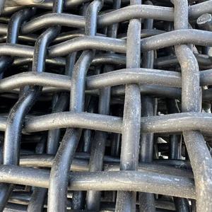 شبكة سلكية سوداء من المنغنيز 65Mn، شبكة المحاجر بنسيج هولندي للبناء - Product Image 3