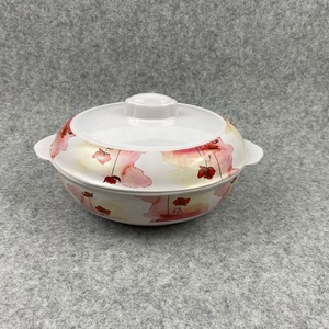 Melamine Nhựa Hình Bầu Dục Bát Bát Có Nắp Đậy - Product Image 4