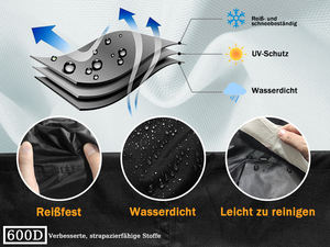 <span class=keywords><strong>Housse</strong></span> de barbecue en tissu Oxford 420D imperméable <span class=keywords><strong>pour</strong></span> <span class=keywords><strong>Weber</strong></span> Brinkmann Char Broil Accessoires de gril à gaz et charbon de bois <span class=keywords><strong>pour</strong></span> la cuisson - Product Image 3