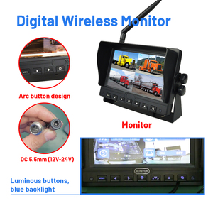 Sistema di Telecamera Retromarcia Wireless a 4 Pin con Monitor per Camion e <span class=keywords><strong>Auto</strong></span> - Product Image 5