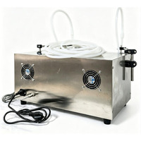 Machine de remplissage de liquides semi-automatique à double tête à engrenages de haute précision Zhongjie avec fonction d'économie d'énergie pour les boissons