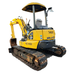 Mini-excavatrice d'occasion Komatsu PC40 4 tonnes à moteur diesel certifiée CE EMC, chenilles en caoutchouc, brise-roche, moteur KYB, engrenage - Product Image 1