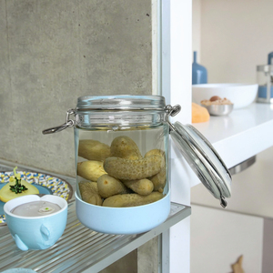 Wholesale Leakproof Airtight Lid Pickle <b>Jar</b> with Strainer Flip Refrigerator Separator - Product Image 2