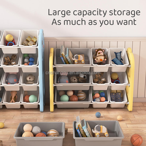 Envío Rápido y Económico, Pedido Mínimo 1 Unidad, Gabinetes de Plástico para Almacenamiento Infantil, Estantería para Juguetes de Diseño Moderno para Parque, Solución para Almacenamiento de Juguetes para Niños - Product Image 4