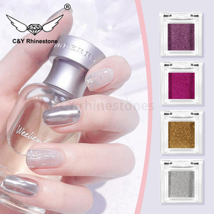 Polvo Mágico de Uñas CY Efecto Espejo Cromado Pigmento con Purpurina Efecto Metálico Aurora Holográfico Ojo de Gato Esmalte en Gel Magnético Decoración de Arte - Product Image 4