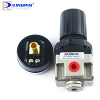 Régulateur de pression d'air numérique SMC AirTool KINGPIN pneumatique AR2000 02 1/4 pouce pour transmission de camion avec manomètre