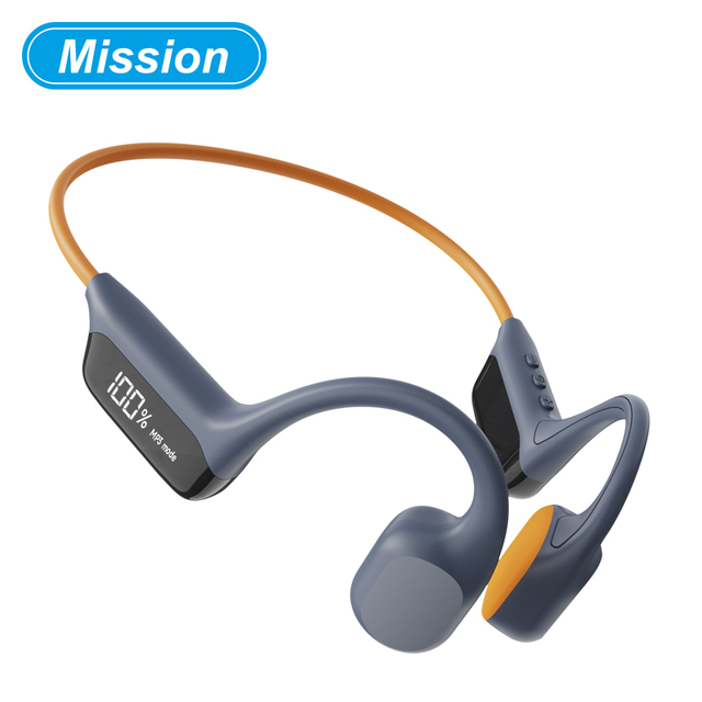 S10 Bone Conduction Headphones Open Ear Waterproof Swimming Headphones with ENC 32G Memory Open Ear Sports Headset TWS Earphone