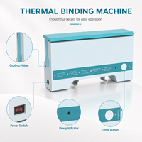 Machine à relier thermique OEM, relieuse de livrets électrique à fusion à chaud pour bureau, école, imprimerie