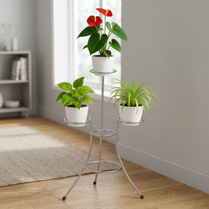 Luxury Modern Metal Plant Stand 3 Tier Flower <b>Pot</b> <b>Holder</b> Indoor Garden Display Rack - Product Image 2
