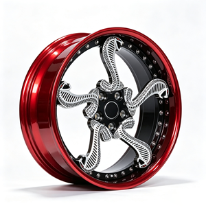 Jantes forgées NEXUS RIM Custom Two Piece <span class=keywords><strong>Cobra</strong></span> Spoke 16 17 18 19 20 21 22 23 24 25 26 pouces, jantes en alliage de rechange - Product Image 1
