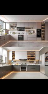 เฟอร์นิเจอร์ตู้ครัวทันสมัยดีไซน์แบบอัตโนมัติดีไซน์หรูหราสไตล์คลาสสิก - Product Image 3