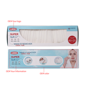 LMLTOP 80 pièces de <span class=keywords><strong>coton</strong></span> démaquillant carré écologique personnalisé, <span class=keywords><strong>coton</strong></span> cosmétique pur à faire soi-même avec insert pour les doigts SY591 - Product Image 2