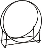 Supports de bois de chauffage en acier, cerceau de bûches robustes