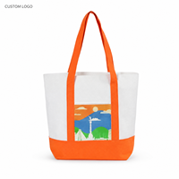 Sac fourre-tout en toile imprimé sur mesure, sac de shopping promotionnel réutilisable avec logo, couleur, taille, OEM, fabricant en gros