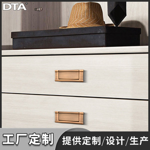 Dta Concealed Drawer Handles Zinc Alloy Chrome Plated European Style Flat Design For Drawer Easy Installation - Product Image 5