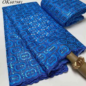 OK6079 כפול באיכות גבוהה סיטונאי אפריקאי תחרה בד נטו נטו בד צרפתית עבור בנות שמלה - Product Image 1