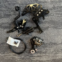 Ensemble de levier de frein arrière en aluminium CNC 7075 pour Surron Ultra Bee, pour moto électrique tout-terrain, pièces de course légères