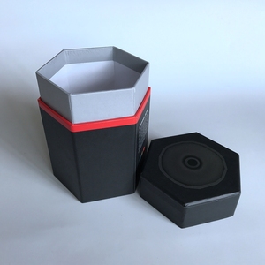 <span class=keywords><strong>Tube</strong></span> en carton blanc <span class=keywords><strong>hexagonal</strong></span> pour l'emballage de poudre, boîte à thé - Product Image 6