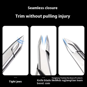 Swan Neck Dead Skin Tool Manicurista Tijeras para cutículas Pinzas para cutículas recomendadas con mango de acero inoxidable Tipo de belleza - Product Image 5