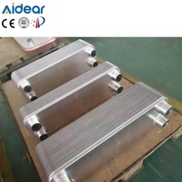 Échangeur de chaleur à plaques brasées en acier inoxydable 316 pour centrale de refroidissement urbain et transfert d'eau réfrigérée