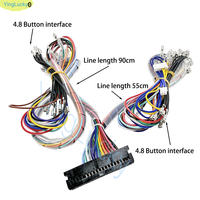 Câble de raccordement 40 broches pour borne d'arcade, câble pour carte Pandora Box Family, joystick Sanwa 5 broches, boutons poussoirs, console de jeu d'arcade (version anglaise)