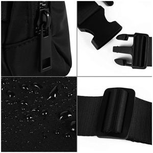 <b>Women</b> Waterproof Sling <b>Backpack</b> Custom <b>Large</b> Capacity Nylon Black Chest Shoulder Bag for Promotion - Product Image 5