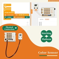 Set de Juguetes Educativos STEM con IA, ESP32-S3, Bloques de Construcción con Programación Gráfica Scratch y Python, Kit de Sensores para Estudiantes de Secundaria
