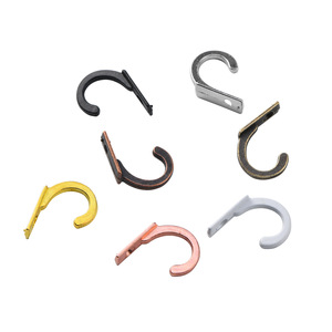 Antique Alloy Small Hook Single Hole Mini Hook Wall Mounted Clothes Organizer For Behind Doors Or Walls Zinc Alloy Round Shape - Product Image 5