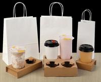 Support de Transport Écologique pour Boissons en Gros – Porte-Gobelets 2, 3, 4, 6 Tasses avec Poignée pour Café, Bubble Tea – Vente en Gros OEM