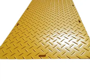 HDPE temporary access mat for civil engineering works/ wheelchair access/ permeable paving