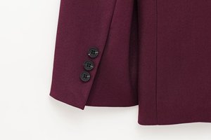 Bộ vest nữ 2 mảnh thời trang công sở, kiểu dáng thanh lịch, áo khoác vest cổ điển tay dài + quần, bộ vest nữ - Product Image 6