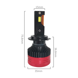 10000LM 초강력 N12 <span class=keywords><strong>12V</strong></span> 100W 6500K IP-68 방수 항공 알루미늄 LED 헤드라이트 전구-H4/H7 범용 변환 키트 - Product Image 2