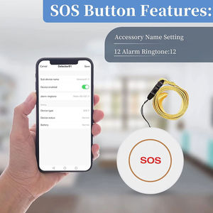 TY-SOS-CF100 Sistema de Alarma Inteligente para el Hogar Tuya, WiFi 433MHz, Botón SOS Inalámbrico, Conjunto de Alarma de Seguridad para el Hogar - Product Image 2