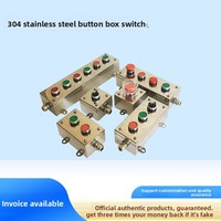 Boîtier à boutons poussoirs en acier inoxydable 304 CTBX-B1/2/3/4/5/6, boîte de commande fabriquée en Chine