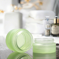 Emballage cosmétique écologique Fuyun, flacon pompe pour lotion, flacon en verre transparent pour crème, pot pour crème pour la peau, couvercle à vis en plastique, mascara