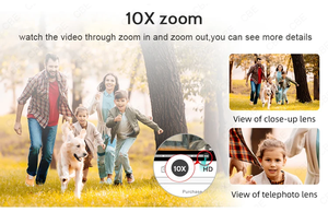 10X 광학 줌 ubox wifi 4G ptz 듀얼 렌즈 배터리 전원 cctv 실외 네트워크 홈 보안 태양 IP 카메라 SIM 카드