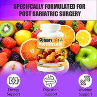 Bon prix – Gommes multivitaminées à croquer pour personnes obèses – Favorisent une digestion facile – Mélange de vitamines et de minéraux – Saveurs Orange, Cerise, Fraise
