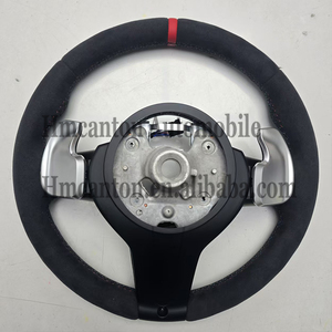 Volant de direction en Alcantara rouge de qualité supérieure, très demandé, pour BMW Série 5 F30 F10 F32 F90 F80 F82 F87 - Product Image 2