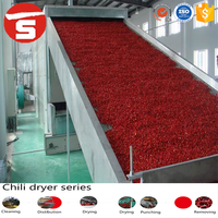 Shouchuang ODM/OEM Gasgestookte Automatische Chili Peper Groente Kruiden Droogmachine voor Voedselverwerking
