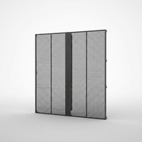 Pantalla LED Transparente de Malla para Interiores P3.91 P7.8, Cortina de Vidrio, Video Wall, Póster Digital, Animación para Centros Comerciales