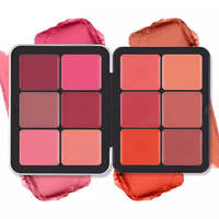 Palette correcteur de maquillage à bas quantité minimale de commande en gros 12 couleurs boîte en fer Blush boue correcteur naturel réparation visage fard à joues mat