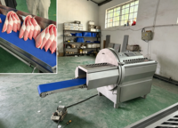 Fournisseur de grandes machines industrielles de découpe et de tranchage de viande, coupe-viande automatique pour viande congelée, bœuf, porc, pour usine de transformation alimentaire