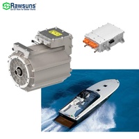 Rawsun 380V EV-Motor Jetboot Yacht Inverter 40kW 80kW 90Nm Kreuzfahrtschiff Hochgeschwindigkeits-EV-Umrüstkit Antriebsstrang Schlauchboot