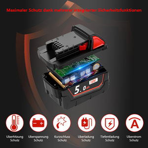 VICTPOWER 18V 5.0Ah Li-ion <b>Battery</b> Replacement for Milwaukee M18 Cordless Power Tools 200+ Tools Compatible OEM ODM - Product Image 4