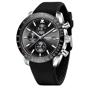 Reloj Deportivo Cronógrafo para Hombre Drioshipping 2615, Marca de Lujo, Resistente al Agua, Luminoso, con Correa de Silicona, Moderno, para PC - Product Image 2