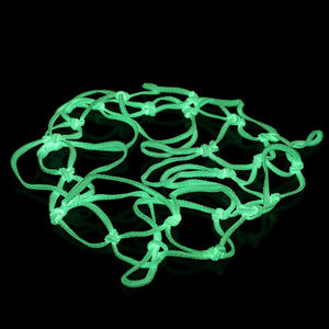Fluorescent green mini custom basketball net glow in <span class=keywords><strong>the</strong></span> dark for sale - Product Image 5