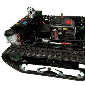 SDL608 80B Professional Gasoline <b>Remote</b> <b>Control</b> Crawler Lawn Mower 80cm Cutting Width For Orchard Farm Hillside Slope - Product Image 2